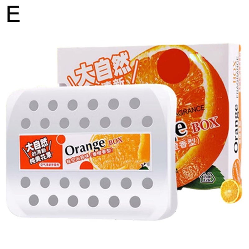 Car air freshener, solid car fragrance, car interior odor remover, smoke freshener, fruit freshener